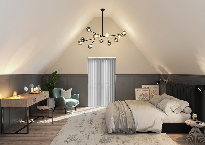 Andromeda, Dusky Grey - Vertical Blind - Image 8